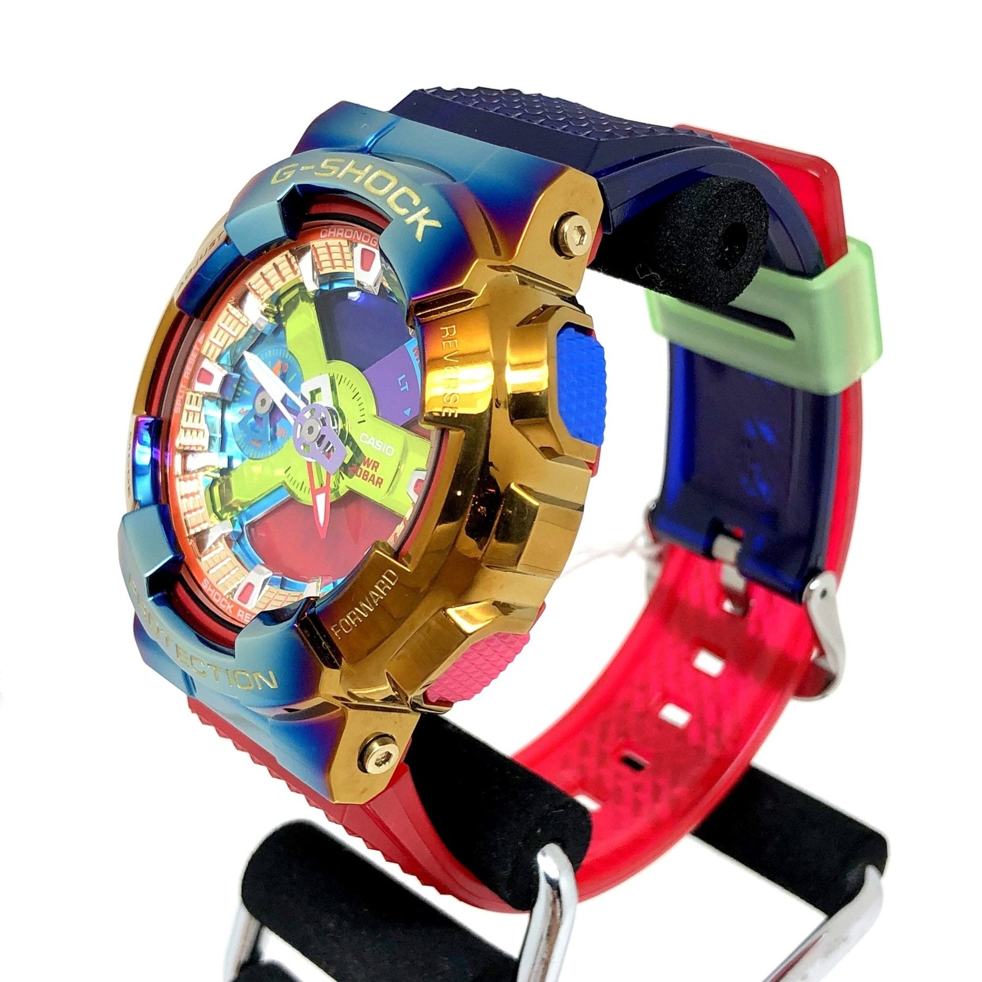 CASIO G-SHOCK Watch GM-110RB-2AJF Rainbow IP Metal Cover Ana-Digi Digi