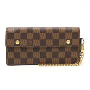 LOUIS VUITTON Damier Portefeuille Accordion Long Wallet Men's N60002