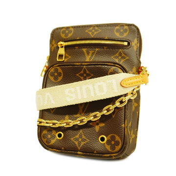 LOUIS VUITTON Shoulder Bag Monogram Utility Crossbody M80746 Brown Men Women