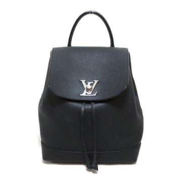 LOUIS VUITTON Rock Me Backpack Rucksack Black Black Taurillon Clemence Leather leather M41815