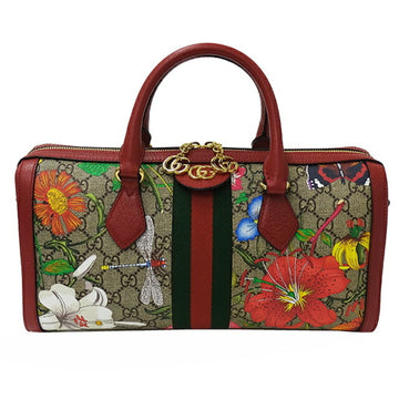 GUCCI bag ladies Ophidia GG Flora handbag shoulder 2way red 524532