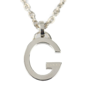 GUCCI necklace 233936 J8400 8106 Ag925 silver G logo pendant