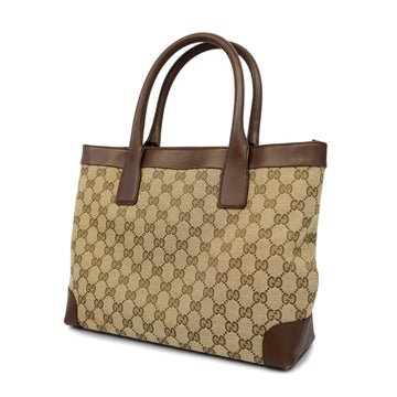 GUCCIAuth  GG Canvas Tote Bag 002 1119 Women's Handbag,Tote Bag Beige,Brown