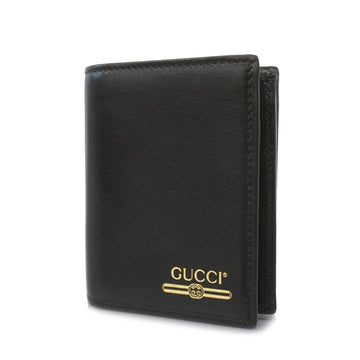 Gucci Bi-fold Wallet 573115 Men's Leather Wallet (bi-fold) Black