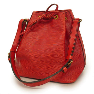 LOUIS VUITTON Shoulder Bag Epi Petit Noe M44107 Castilian Red Ladies