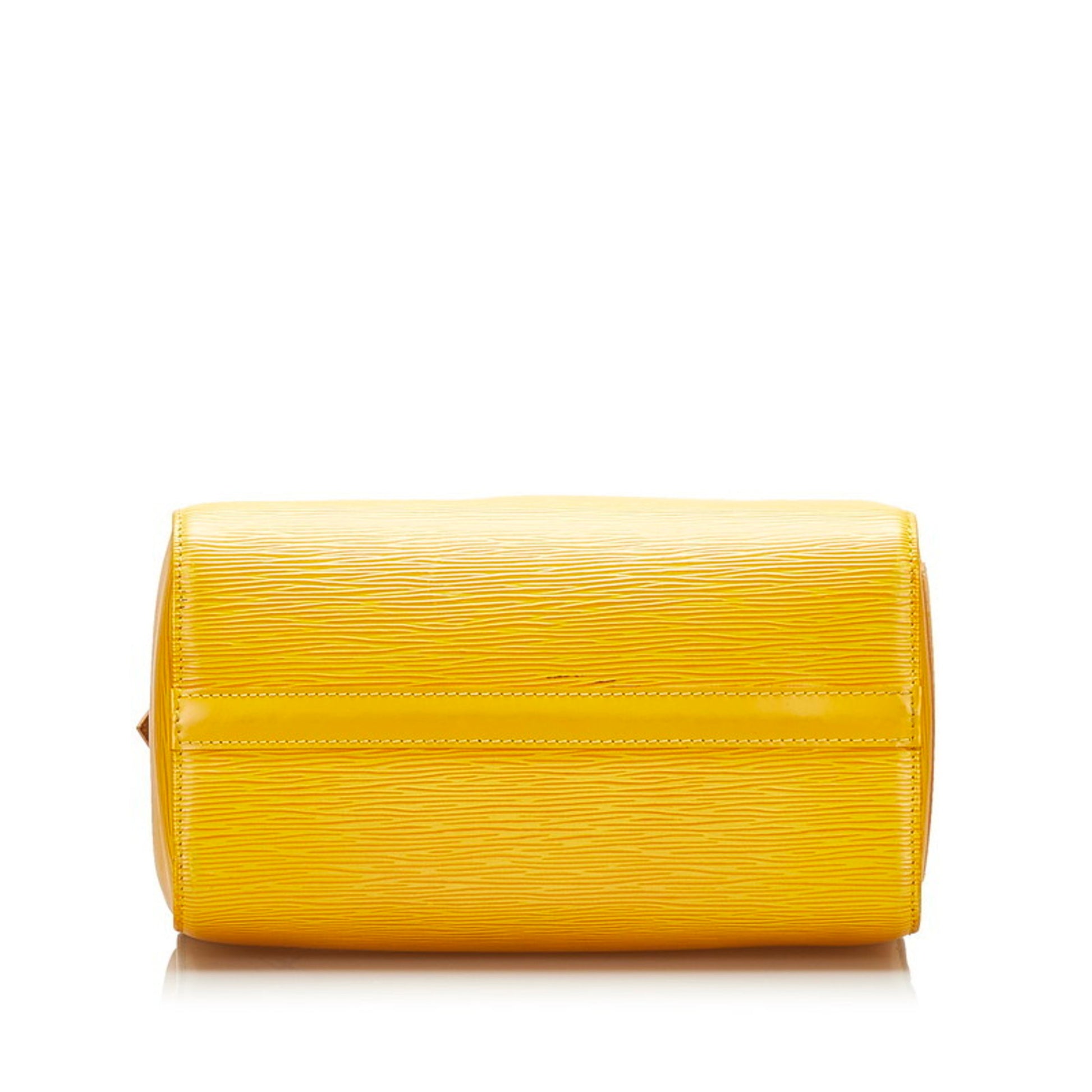 Louis Vuitton, Bags, 0 Authentic Louis Vuitton Epi Leather Speedy 25  Tassili Yellow Hand Bag