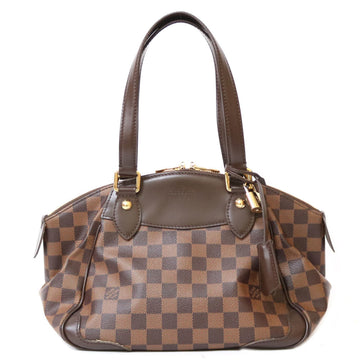 LOUIS VUITTON Shoulder Bag Damier Verona PM N41117 Brown Women's Canvas