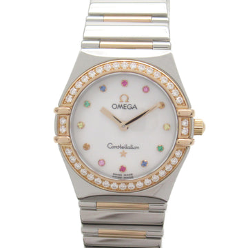 OMEGA Constellation Diamond Bezel Wrist Watch Wrist Watch 1373.79 Quartz White White shell K18PG[Rose Gold] Stainle 1373.79