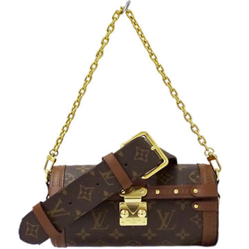 LOUIS VUITTON Bag Monogram Women's Shoulder Handbag 2way Papillon Trunk M57835 Brown Compact