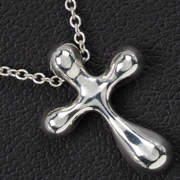TIFFANY Small Cross Silver 925 Women's Necklace