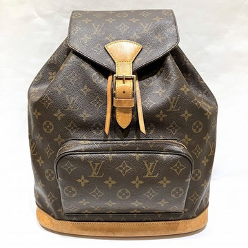 LOUIS VUITTON Monogram Montsouris GM M51135 Bag Backpack Unisex