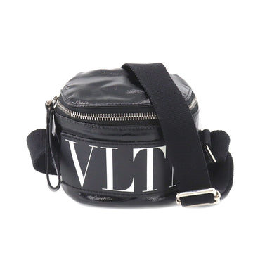 VALENTINO GARAVANI Garavani VLTN shoulder bag coated canvas leather black white Shoulder Bag