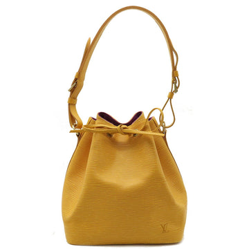 LOUIS VUITTON Epi Petit Noe Shoulder Bag Leather Tassili Yellow M44109