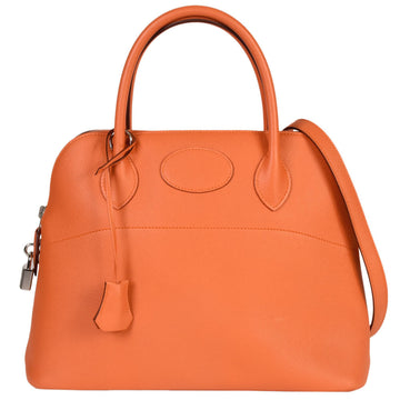 Hermes Yale Bag Zip PM Toile Military/leather Orange Meccano/Fauve U Stamp