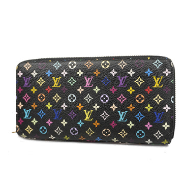 LOUIS VUITTONAuth  Monogram Multicolore Zippy Wallet M60050 Women's Long Wallet