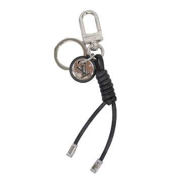 LOUIS VUITTONAuth  Damier Graphite Keychain Leather Rope M67224 Keyring