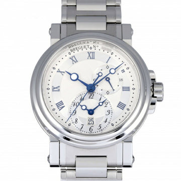 BREGUET Marine GMT 5857ST/12/SZO Silver Dial Watch Men's