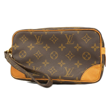 LOUIS VUITTONAuth  Monogram Marly Dragonne PM M51827 Men,Women,Unisex Clutch Bag