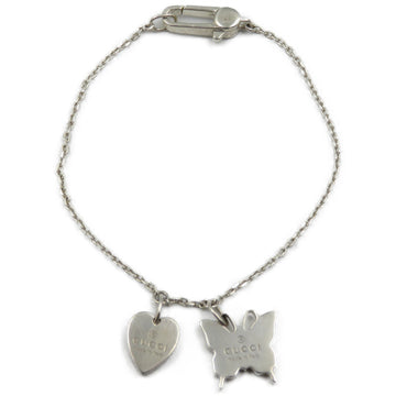 GUCCI butterfly heart silver 925 bracelet
