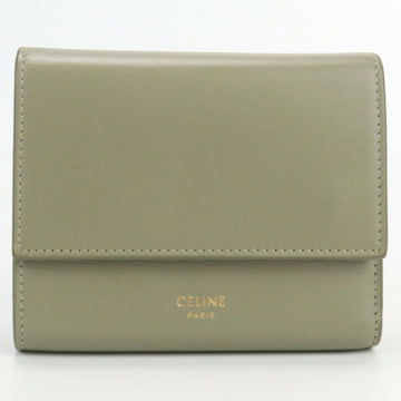 CELINE Small Trifold 10B57 3CQP Wallet with Coin Purse Leather Ladies
