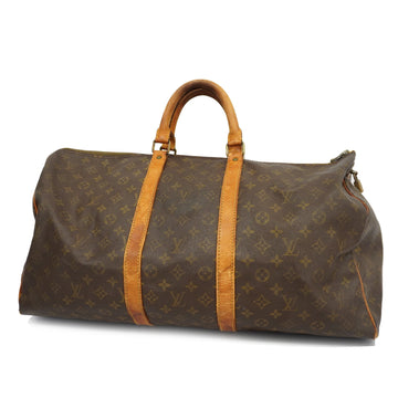 LOUIS VUITTONAuth  Monogram Keepol 55 M41424 Men,Women,Unisex Boston Bag