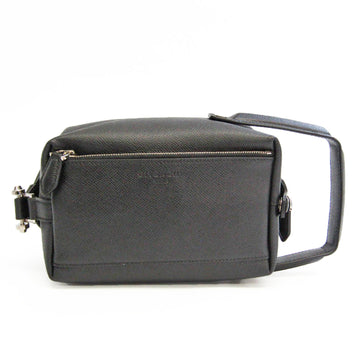 GIVENCHY Men's Leather Clutch Bag Black