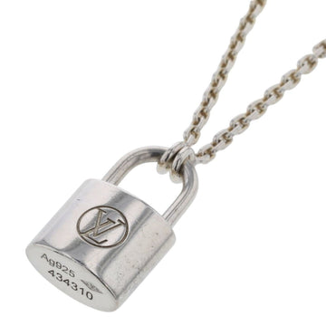 LOUIS VUITTON Necklace Pandantif Silver Lockit Padlock 925 Ladies