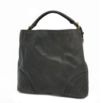 Guccissima 181514 Women's Leather Shoulder Bag Black