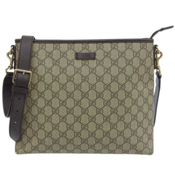 GUCCI GG Supreme Shoulder Bag 388924 Beige/Brown Women's