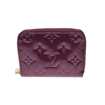 Louis Vuitton Verni Zippy Coin Purse Rouge Forvist M91534 Ladies Monogram