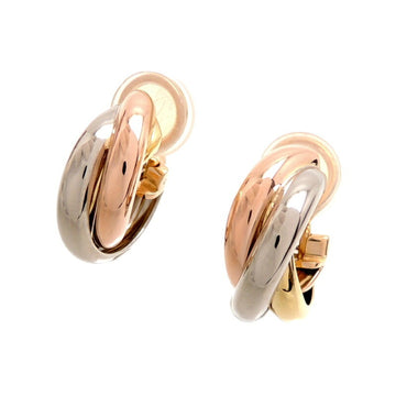 CARTIER Trinity Ladies Earrings 750 Yellow Gold