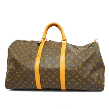 LOUIS VUITTONAuth  Monogram Keepol 55 M41424 Boston Bag