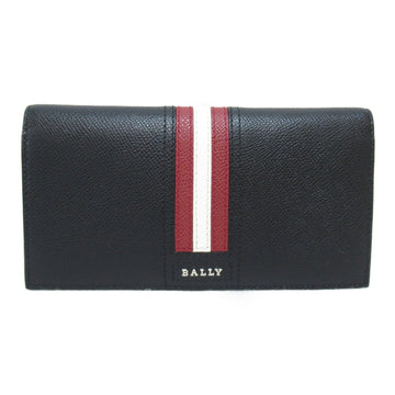 BALLY Bifold long wallet Black leather 6218067