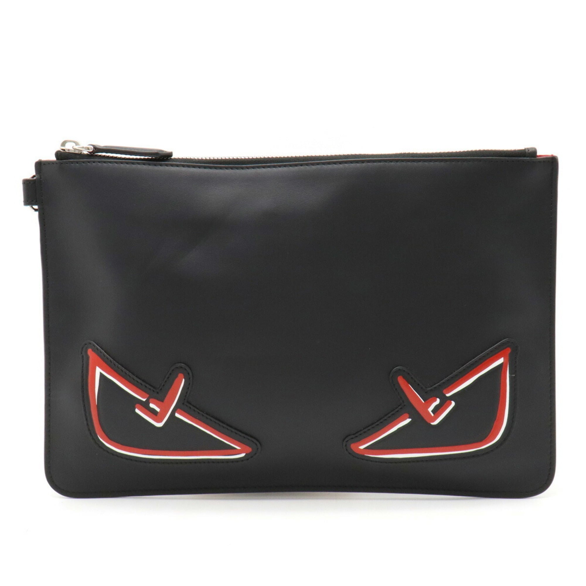 Fendi red clearance clutch