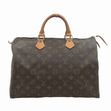 LOUIS VUITTON Monogram Speedy 35 Handbag Boston Bag M41524 Brown Women's