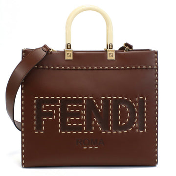 FENDI 8BH386 tote bag brown ladies