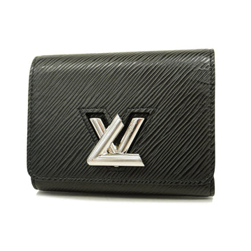 LOUIS VUITTONAuth  Epi Portofeuil Twist Compact M64414 Women's Wallet Noir