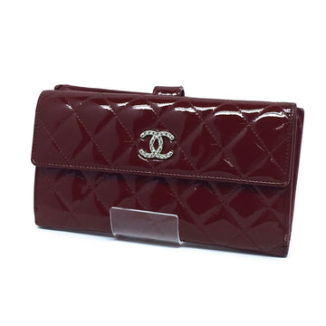 CHANEL Brilliant Matelasse W Long Wallet