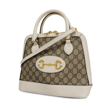 GUCCIAuth  Horsebit 2way Bag 1955 621220 Women's GG Supreme Beige