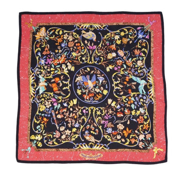 HERMES Scarf Muffler Carre 90 PIERRES D ORIENT ET OCCIDENT [Oriental Stone and Western Stonework] Silk Women's Multicolor