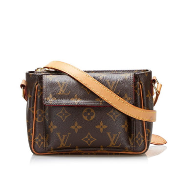 Louis Vuitton Monogram Viva Cite PM Shoulder Bag M51165 Brown PVC Leather Ladies LOUIS VUITTON