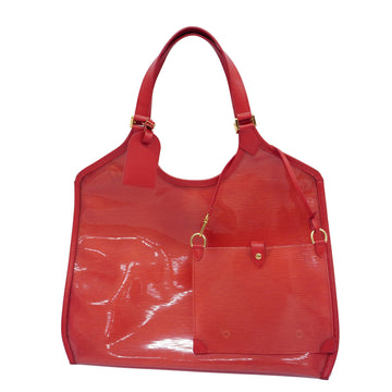 LOUIS VUITTONAuth  Epi Plage Lagoon Bay M92264 Women's Tote Bag Red Color