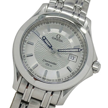 OMEGA Seamaster 2511.31 watch men's 120m date quartz stainless steel SS silver polished