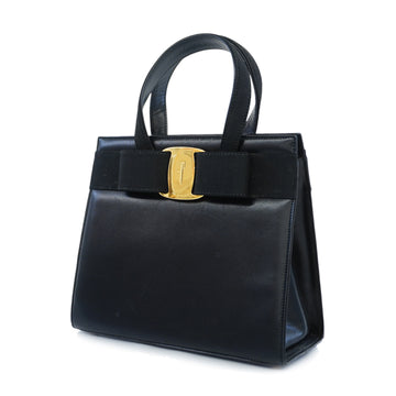 SALVATORE FERRAGAMOAuth  Vara Handbag Women's Leather Handbag Black