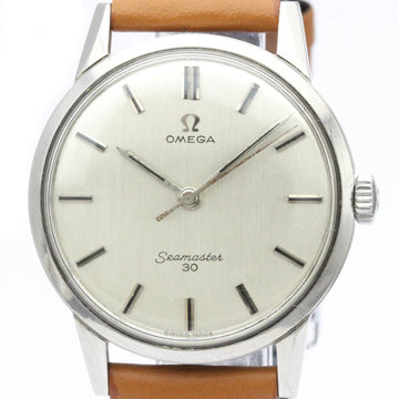 OMEGAVintage  Seamaster 30 Cal 286 Steel Leather Watch 135.003 BF560313