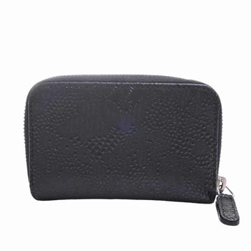 Chanel Leather Coco Mark Coin Case Black