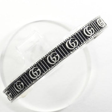GUCCI double G silver bangle box bag total weight about 21.5g 17cm jewelry