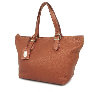 FENDIAuth  Selleria Tote Bag Women's Leather Brown