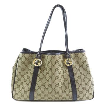 Gucci 232957 GG Tote Bag Canvas / Leather Women's GUCCI