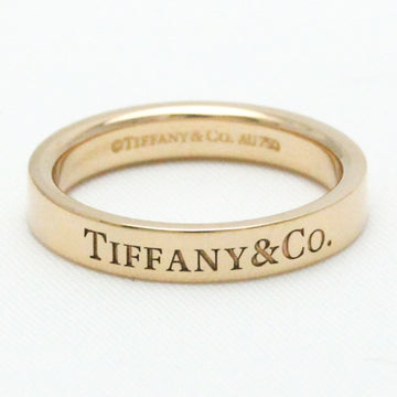 TIFFANY Flat Band Ring Pink Gold [18K] Fashion No Stone Band Ring Pink Gold